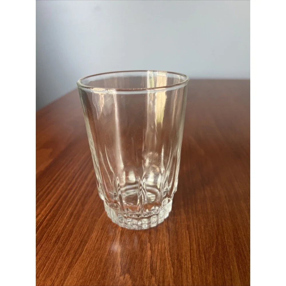 KIG Indonesia Clear 8 Oz Glass Tumblers Water Juice Glasses Set of 3